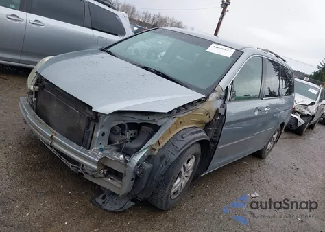 2006 Honda Odyssey Ex from USA, damaged, VIN 5FNRL38416B102876